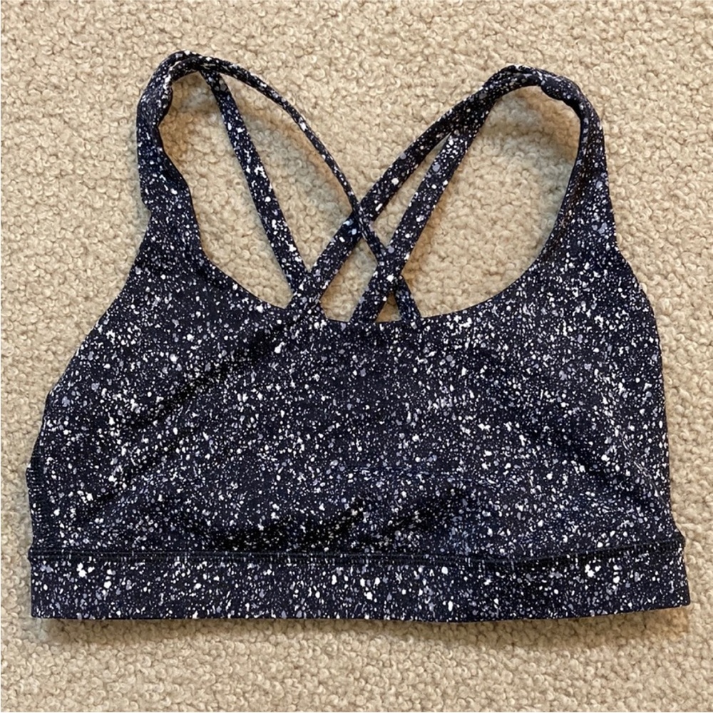 Lululemon Energy Bra in Crystalline Multi size 6